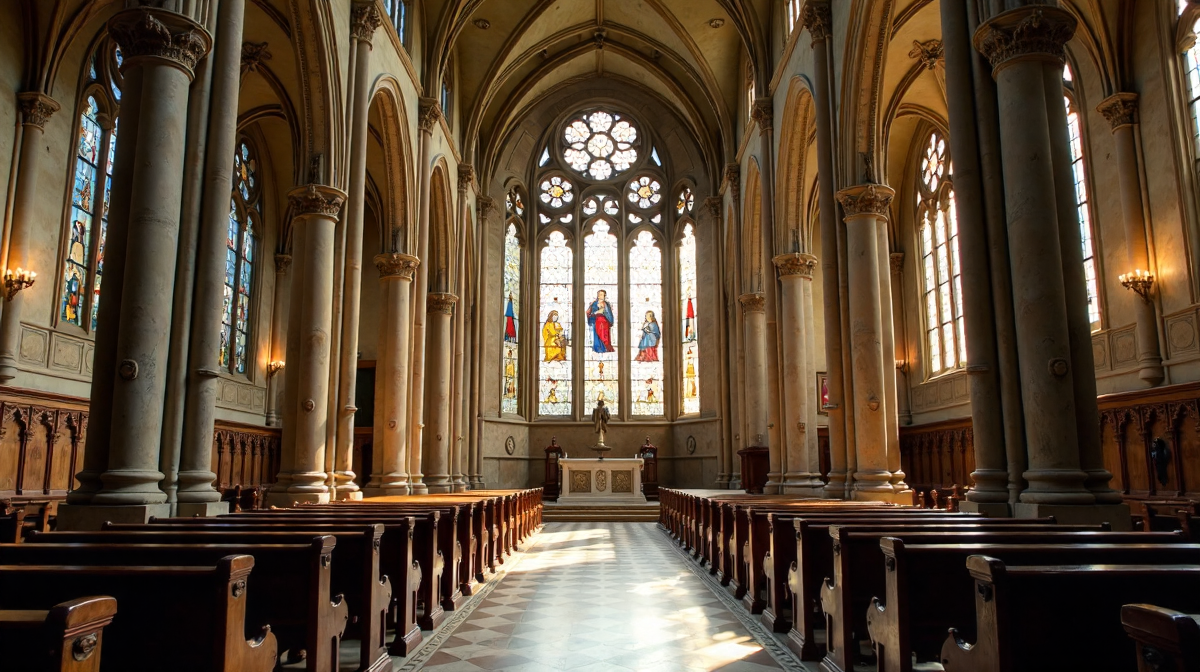 Kunst und Kirche: Der Einfluss auf Architektur, Raumgestaltung und Gesellschaft